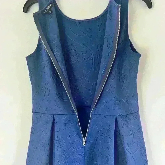 Green Envelope textured A line dress size L - Picture 5 of 9